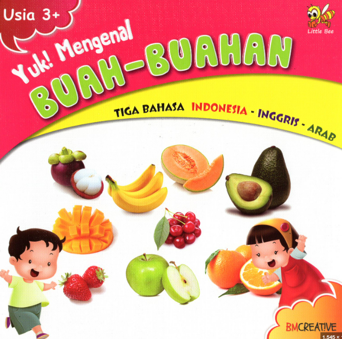 Yuk! mengenal bentuk buah-buahan 