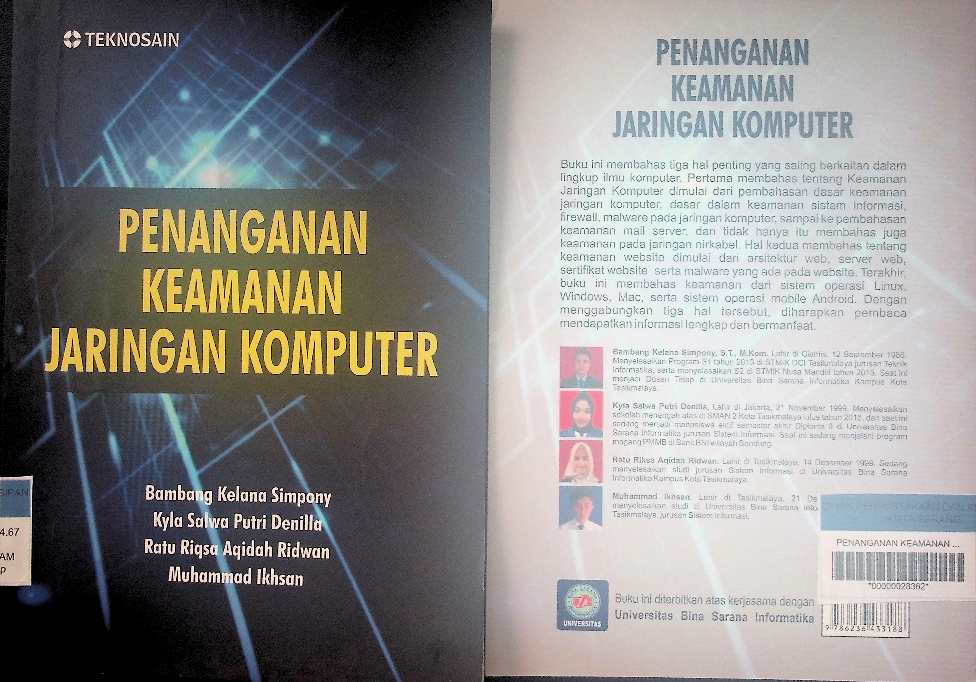 PENANGANAN KEAMANAN JARINGAN KOMPUTER 