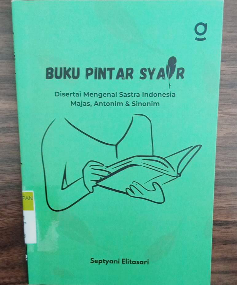 Buku Pintar Syair Disertakan Mengenal Sastra Indonesia, majas, antonim, sinonim 