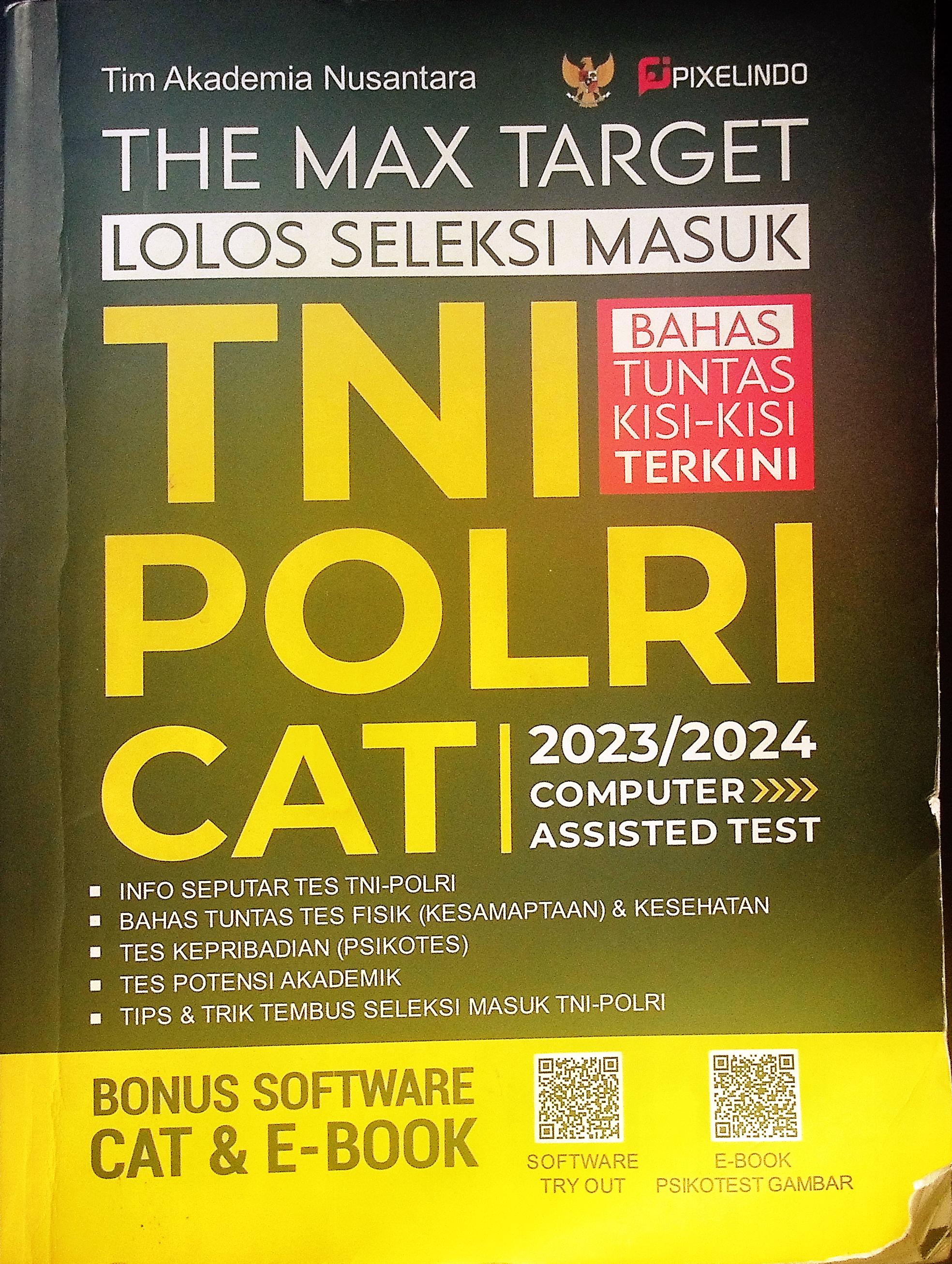 The Max Target Lolos Seleksi Masuk TNI POLRI CAT 2023